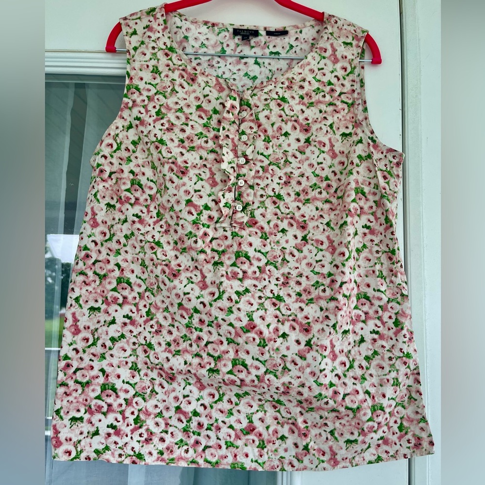 Talbot’s Floral Sleeveless Top - 14